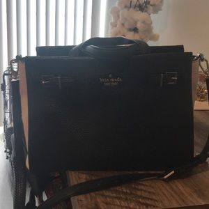 Kate Spade Lance pebbled leather EUC